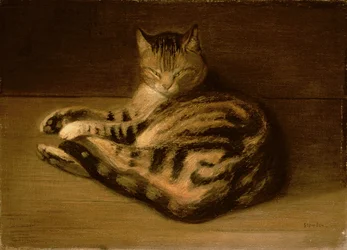 Liggende kat, 1898